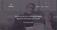 Desktop Screenshot of cargobay.ch
